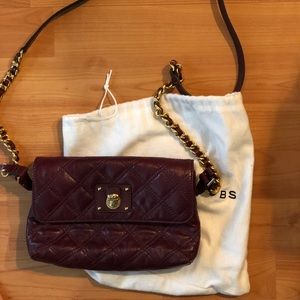 Marc by Marc Jacobs quilted purple crossbody bag